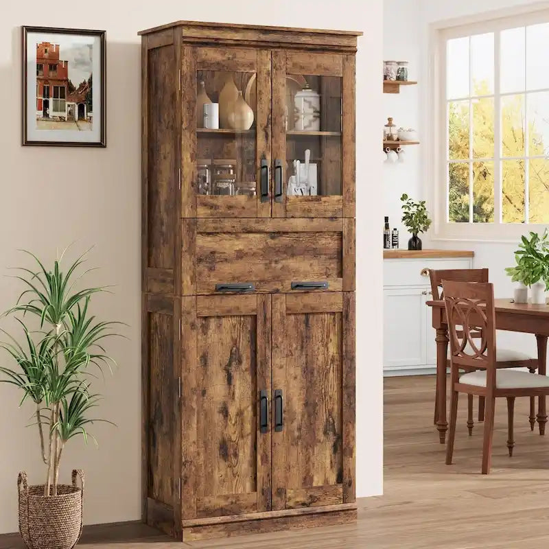 Tall Bathroom Cabinet, Freestanding Storage Cabinet