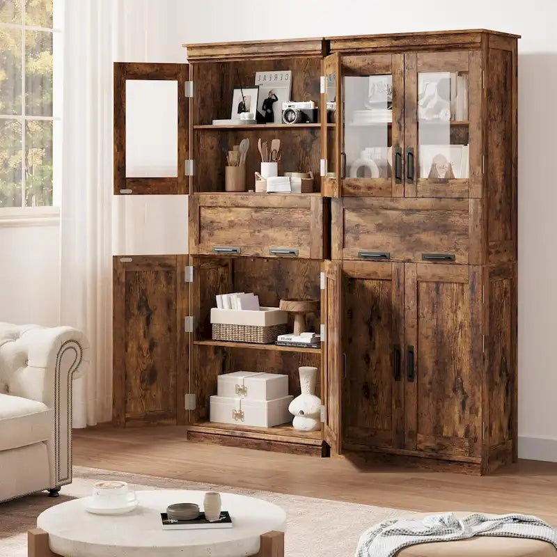 Tall Bathroom Cabinet, Freestanding Storage Cabinet