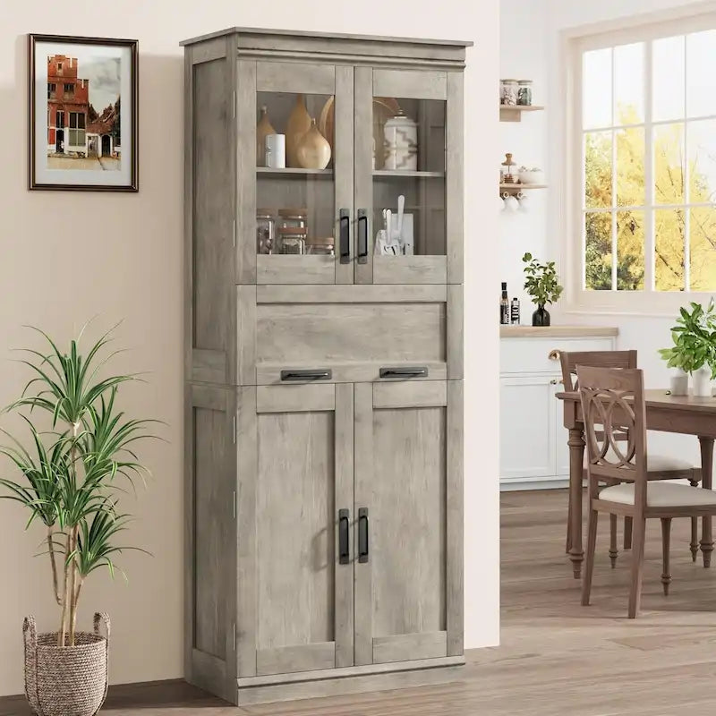 Tall Bathroom Cabinet, Freestanding Storage Cabinet