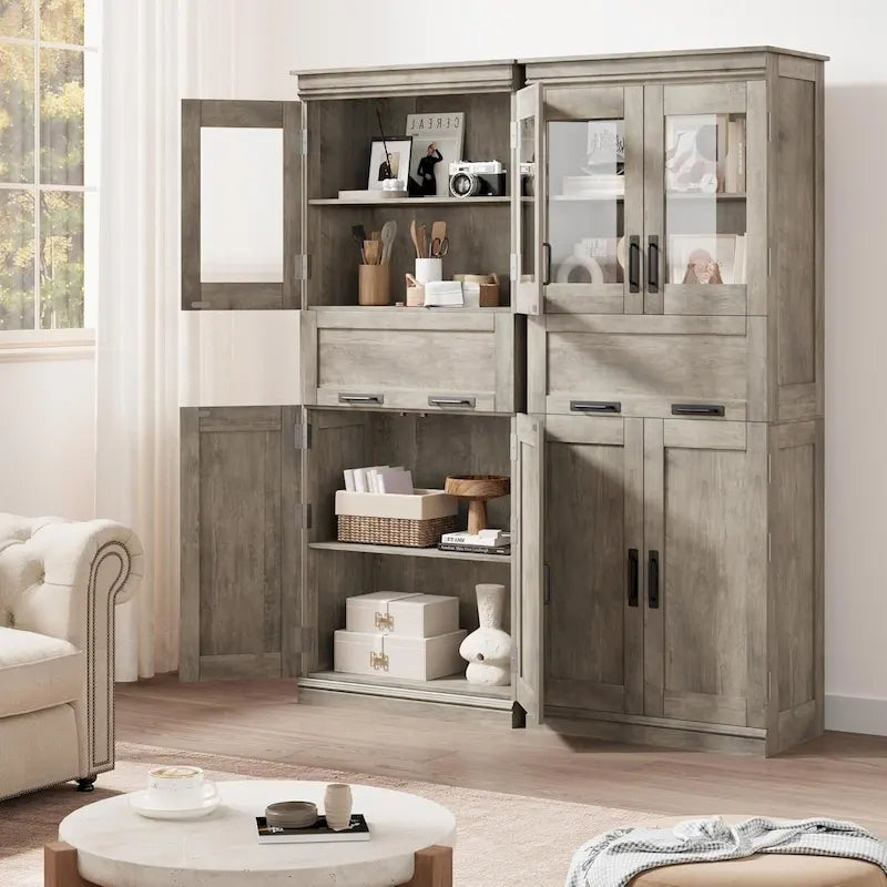 Tall Bathroom Cabinet, Freestanding Storage Cabinet