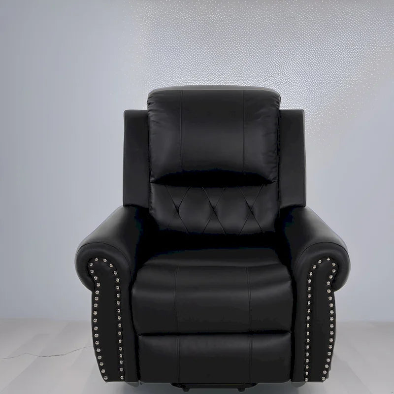 Luxuriöser Relaxsessel aus Air-Leder mit elektrischer Aufstehhilfe