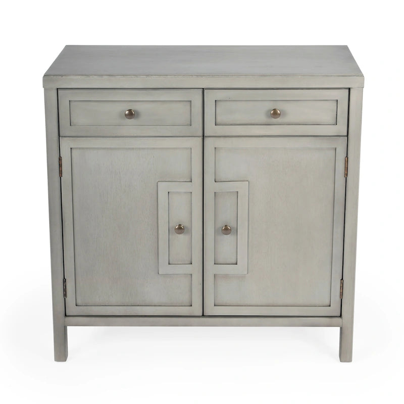 Imperial Accent Cabinet with Gold Hardware | Mid-Century Modern Storage Display Cabinet for Living Room