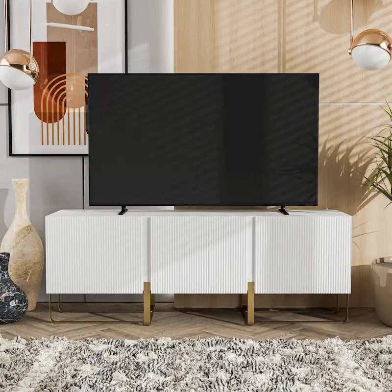 Mobile TV moderno da 60 pollici con 3 ante contenitore di