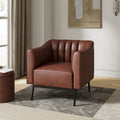 Fauteuil d'appoint industriel en cuir PU