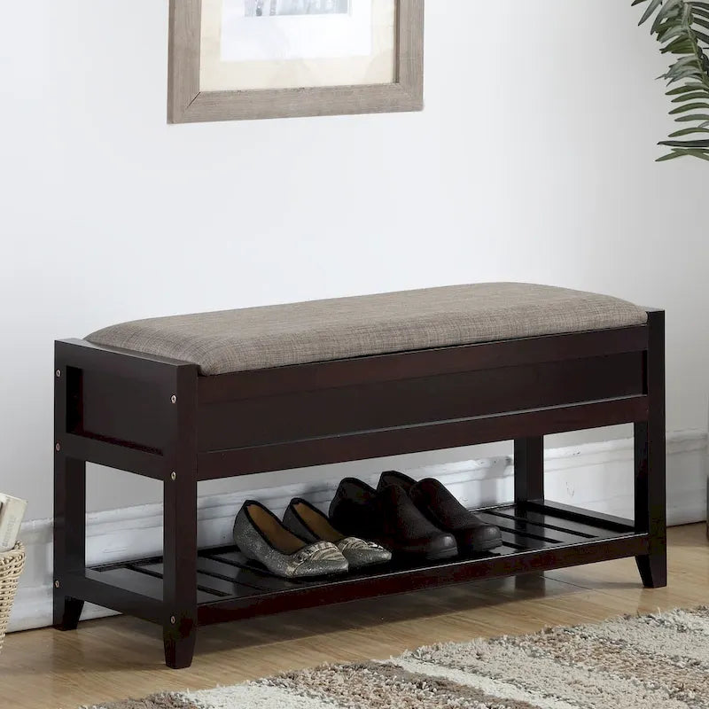 Entryway Storage Shoe Bench