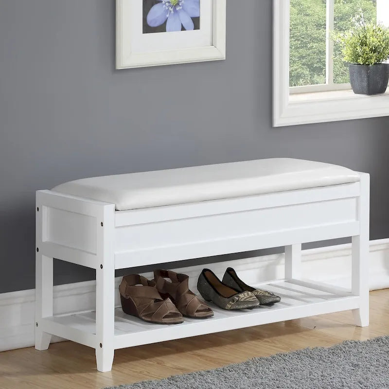Entryway Storage Shoe Bench