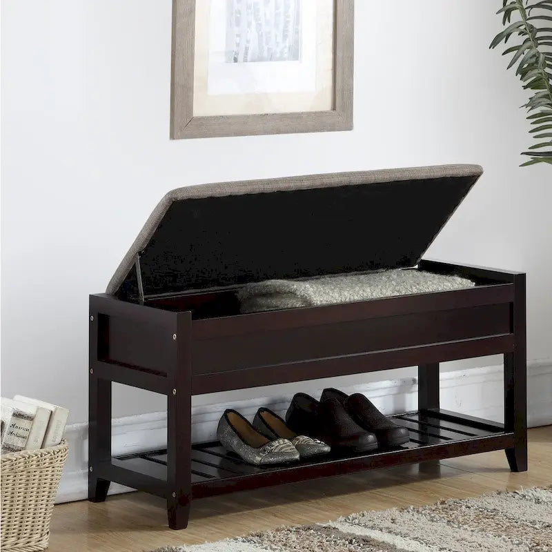 Entryway Storage Shoe Bench