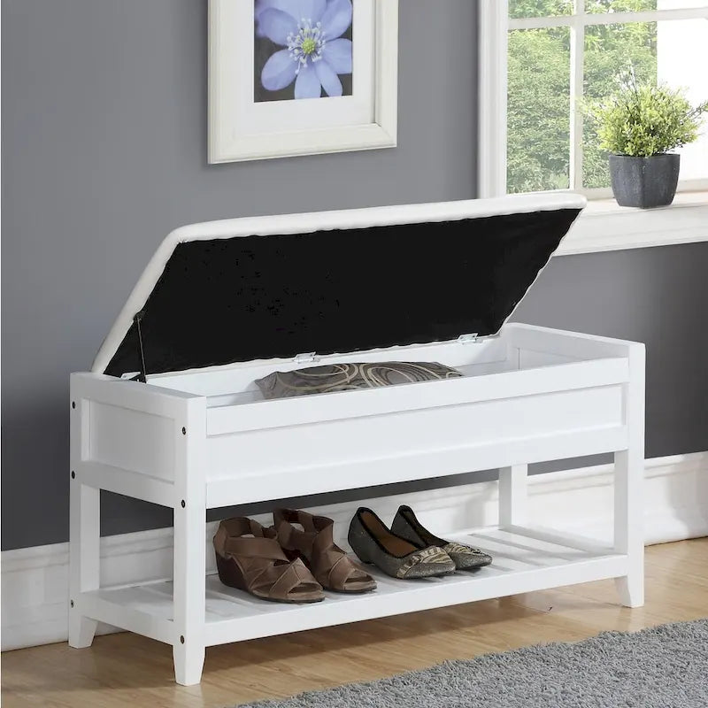 Entryway Storage Shoe Bench
