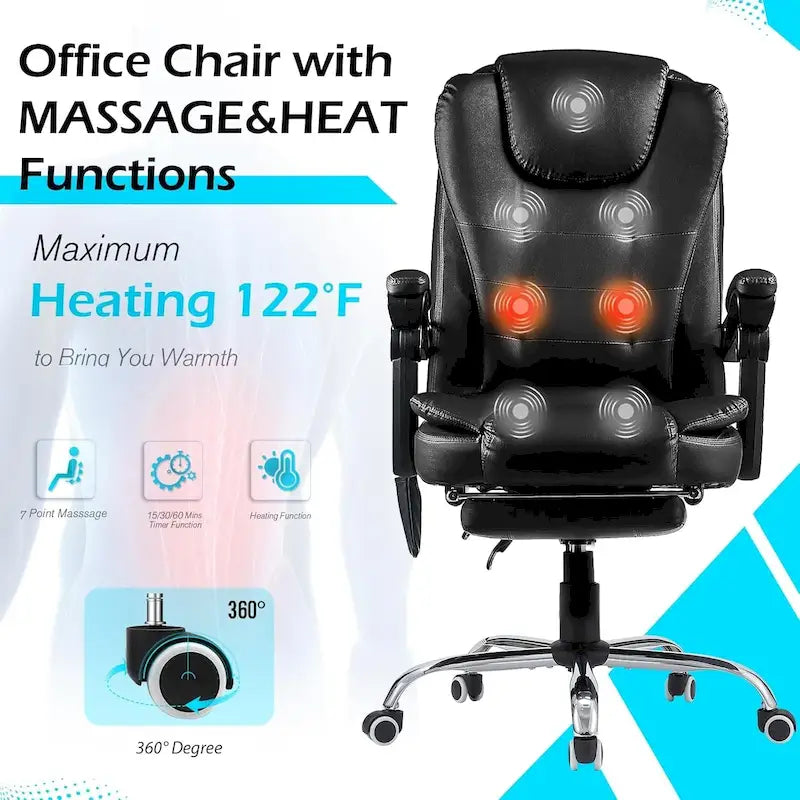 Beheizbarer Chefsessel fürs Büro
