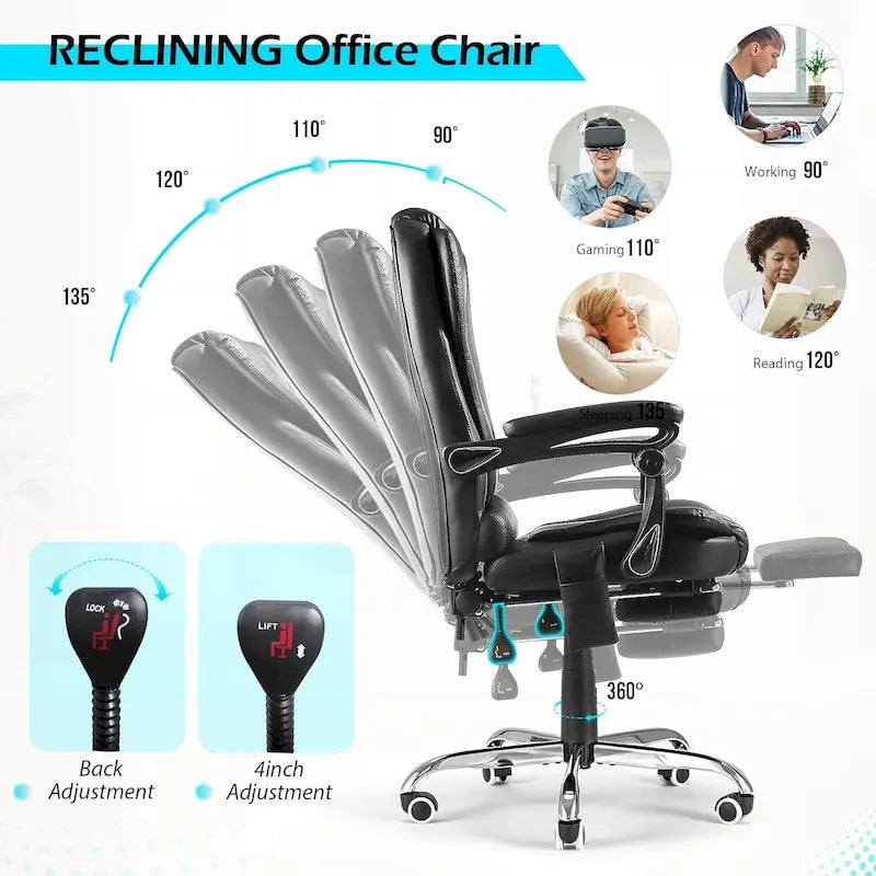Beheizbarer Chefsessel fürs Büro