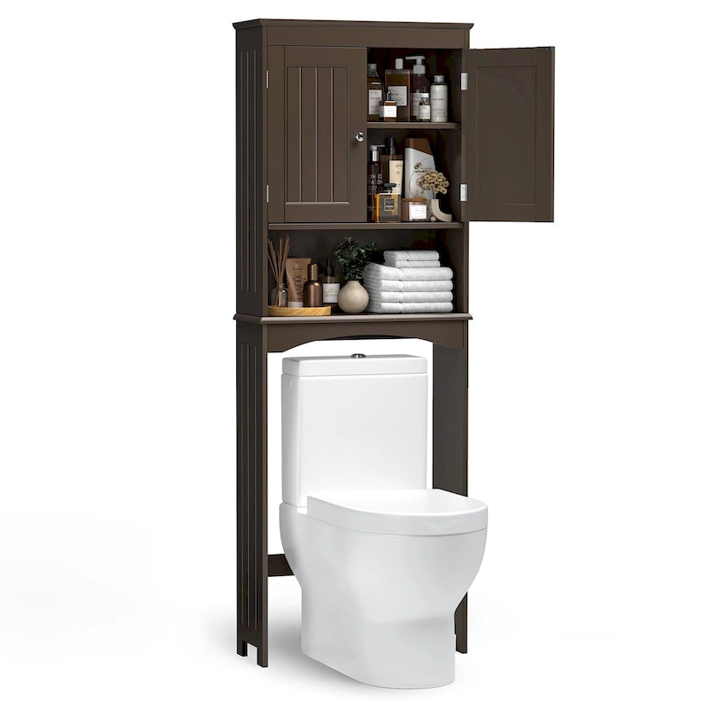Bathroom Storage Cabinet, Toilet Storage Cabinet, Bathroom Shelf Over The Toilet, Space Saver Toilet