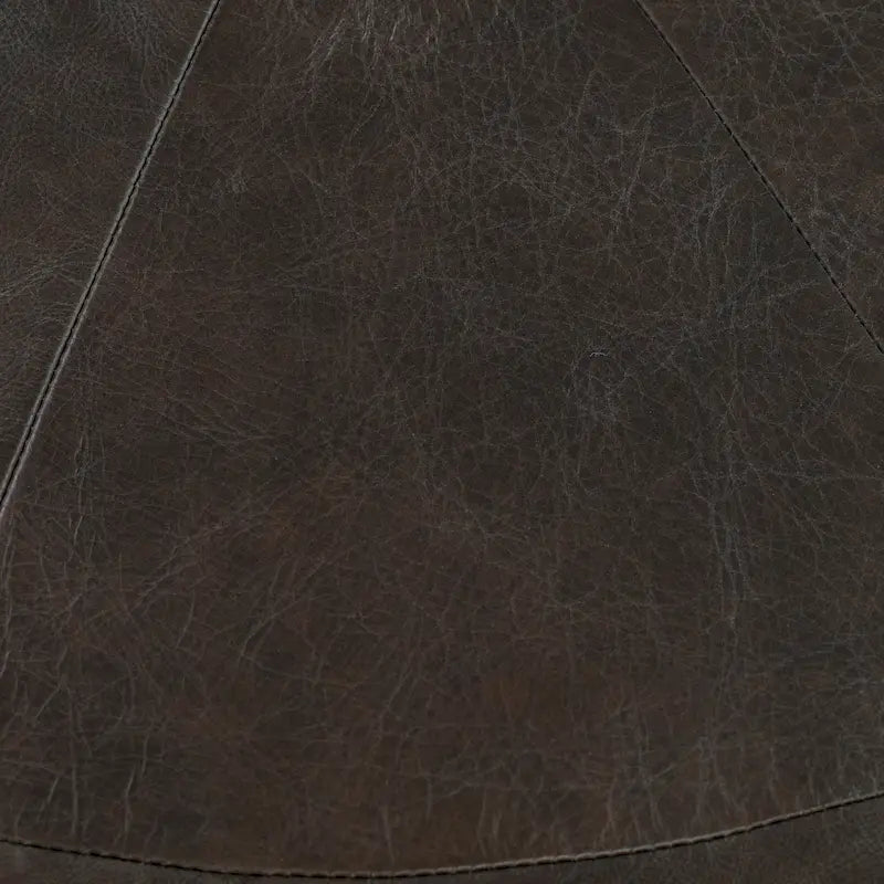 Full Grain Genuine Italian Leather Ottoman