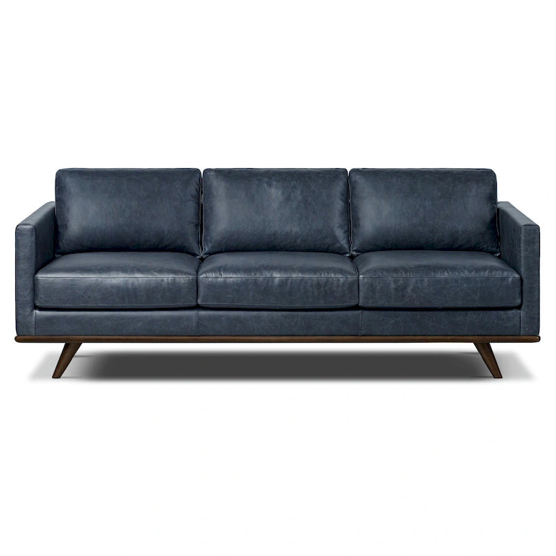 85 Sofa - Full Grain Genuine Italian Leather