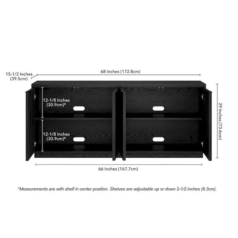 Credenza rettangolare larga 68