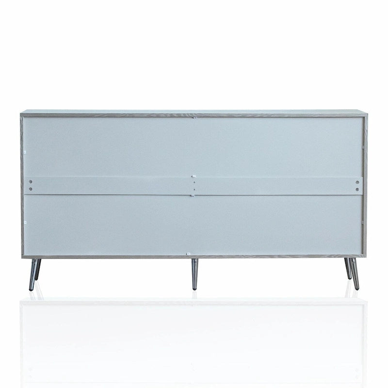 Credenza moderna in legno laccato con 4 ante