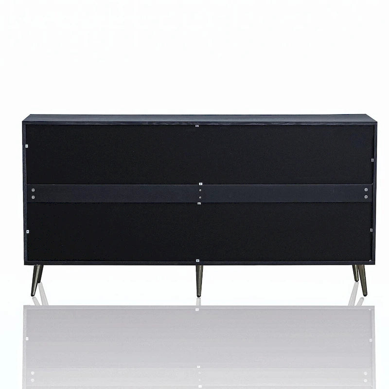 Credenza moderna in legno laccato con 4 ante