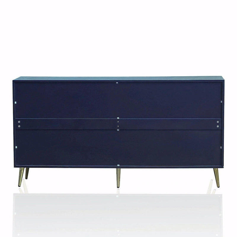 Credenza moderna in legno laccato con 4 ante